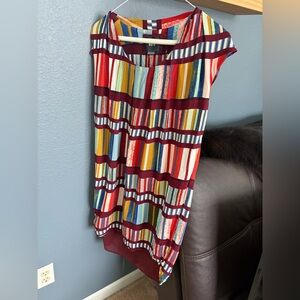 Anthropologie Maeve Multicolor Striped Dress US 6